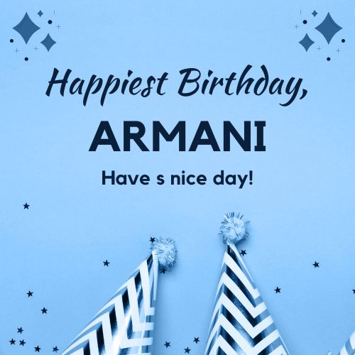 Happy Birthday Armani Images