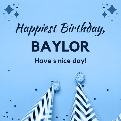 Happy Birthday Baylor Images