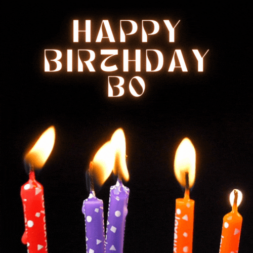 Happy Birthday Bo Gif