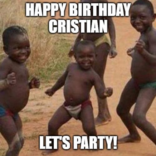 Happy Birthday Cristian Memes