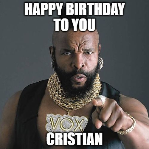 Happy Birthday Cristian Memes