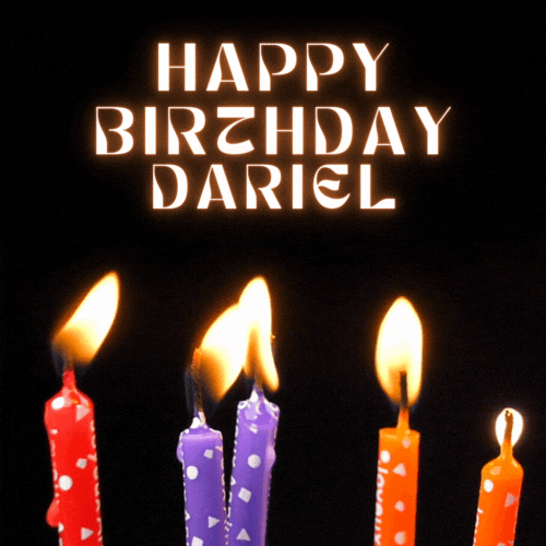 Happy Birthday Dariel Gif