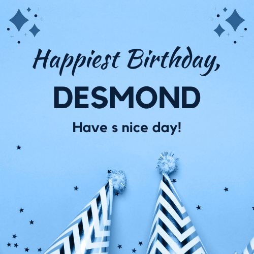 Happy Birthday Desmond Images