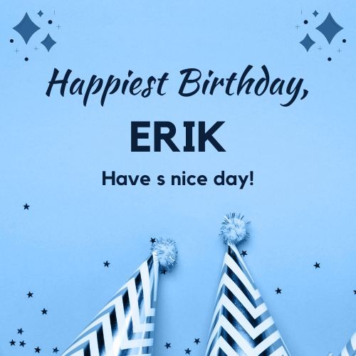 Happy Birthday Erik Images