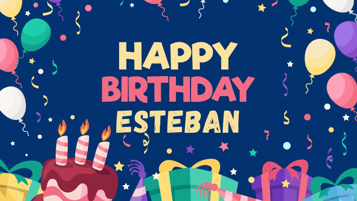 Happy Birthday Esteban Wishes, Images, Cake, Memes, Gif