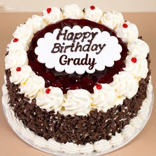 Happy Birthday Grady Cake With Name