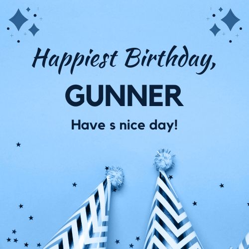 Happy Birthday Gunner Images