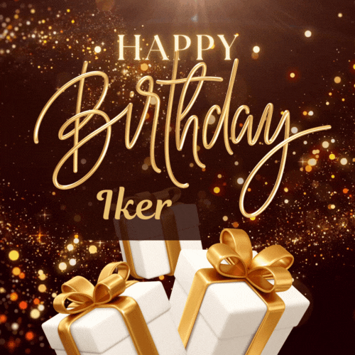 Happy Birthday Iker Gif