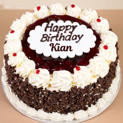 Happy Birthday Kian Cake With Name