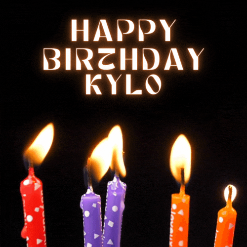 Happy Birthday Kylo Gif