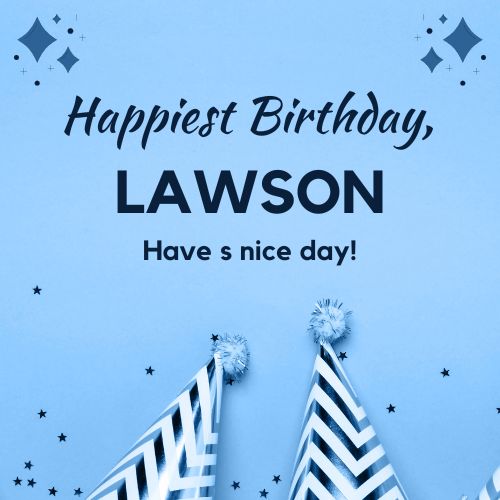 Happy Birthday Lawson Images