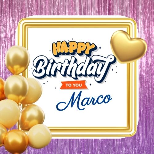 Happy Birthday Marco Picture