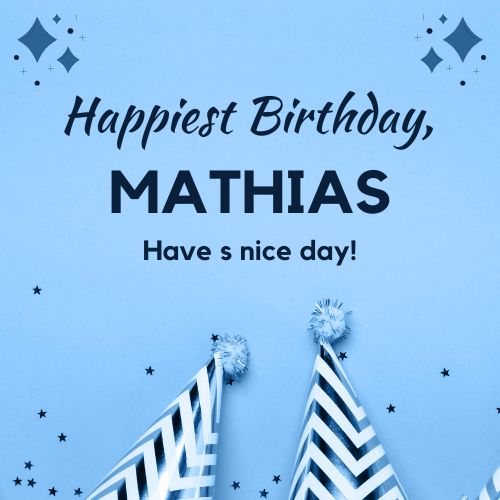 Happy Birthday Mathias Images