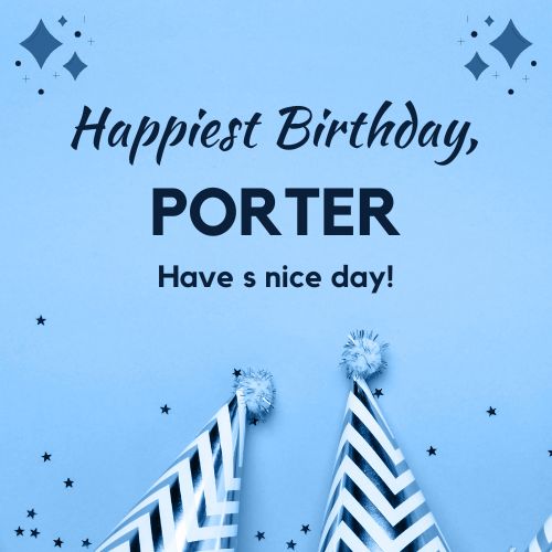 Happy Birthday Porter Images