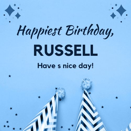 Happy Birthday Russell Images