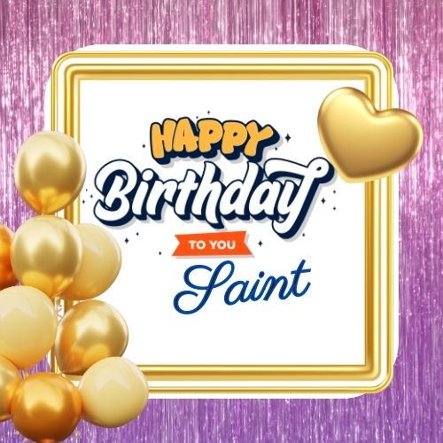 Happy Birthday Saint Picture