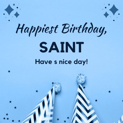 Happy Birthday Saint Images