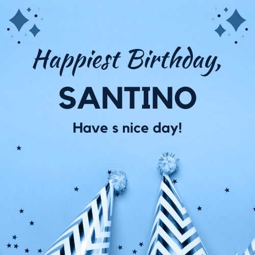 Happy Birthday Santino Images