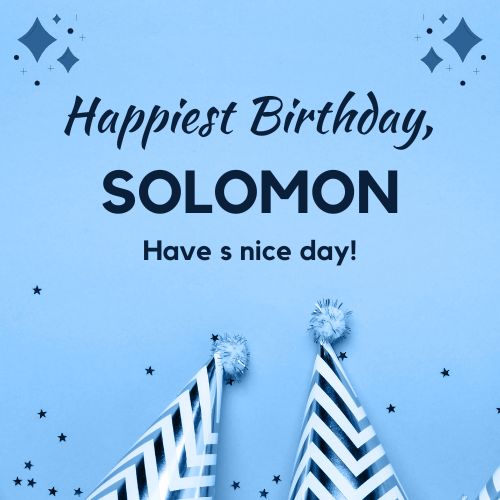 Happy Birthday Solomon Free e-Cards