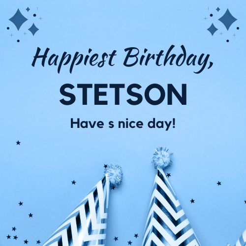 Happy Birthday Stetson Images