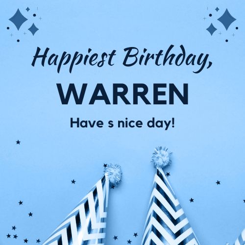 Happy Birthday Warren Images
