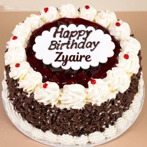 Happy Birthday Zyaire Cake With Name