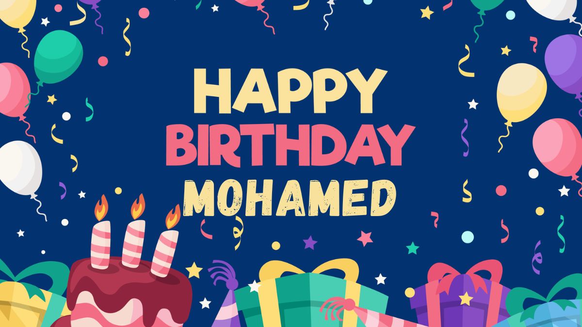 Happy Birthday Mohamed Wishes, Images, Cake, Memes, Gif