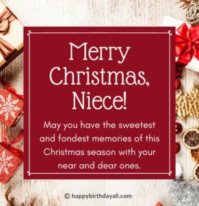 30+ Merry Christmas Niece Wishes, Messages, &amp; Quotes 2023