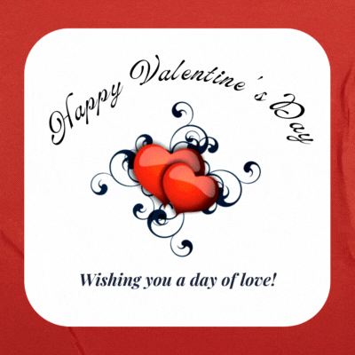 Happy valentines day 2023 gif wishing you a day of love