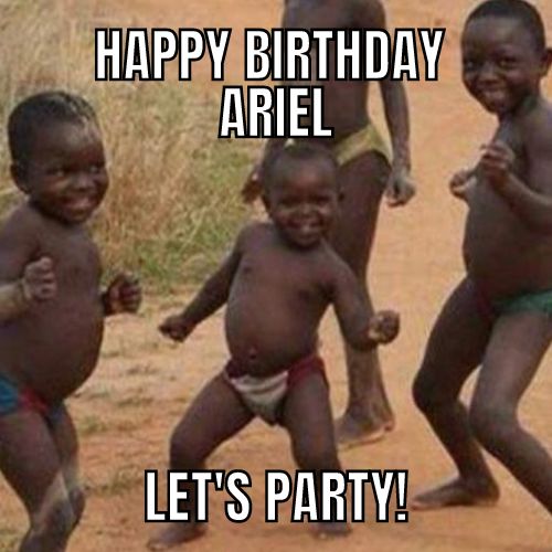 Happy Birthday Ariel Memes