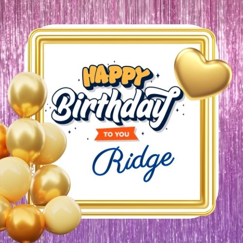 Happy Birthday Ridge Picture