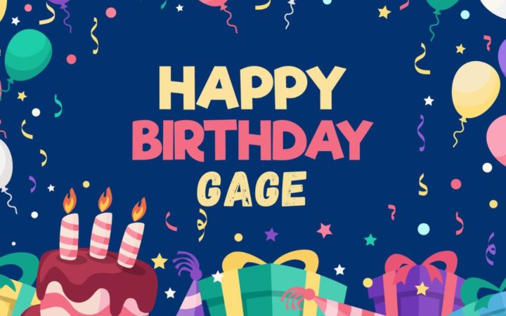 Happy Birthday Gage Wishes, Images, Memes, Gif