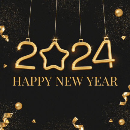Happy New Year 2024 GIF With Music Download