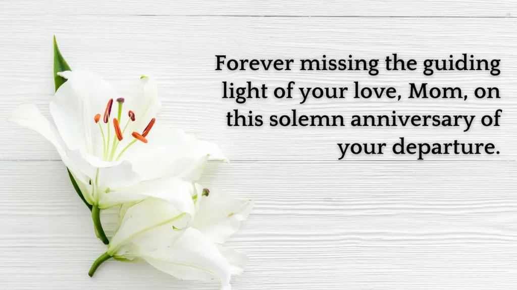 Heart-touching Death Anniversary Messages for Mother