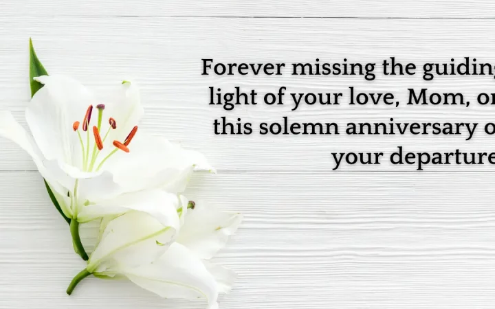 Heart-touching Death Anniversary Messages for Mother