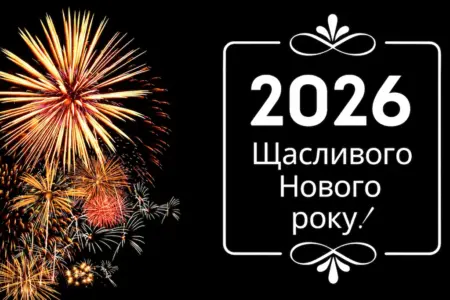How to Say Happy New Year in Ukrainian Language